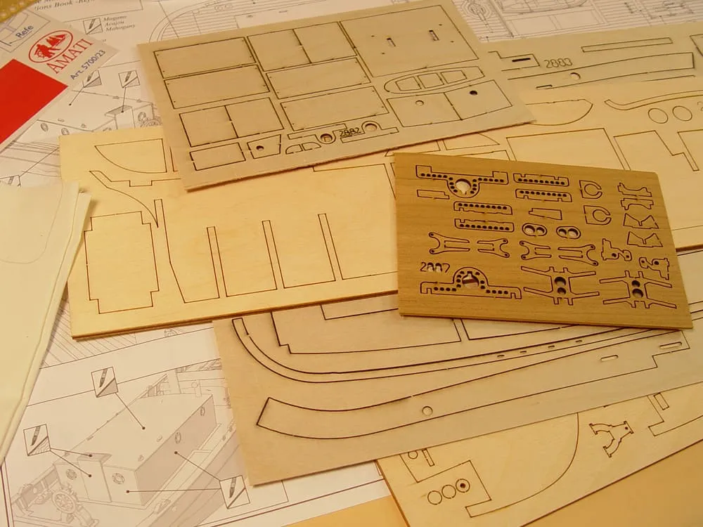 модель корабля Hunter Q-ship