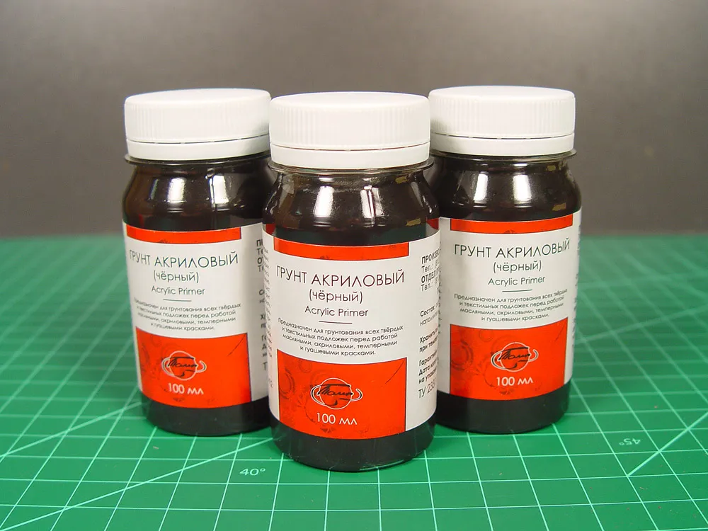 Грунтовка для дерева, черная, 100 мл