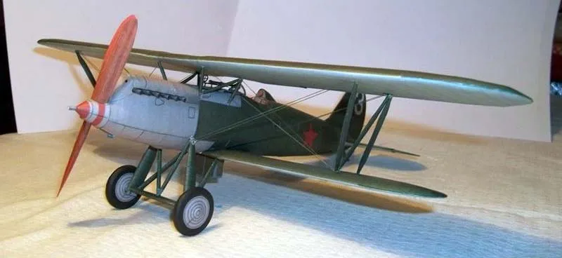 Модель из картона Истребитель И-3