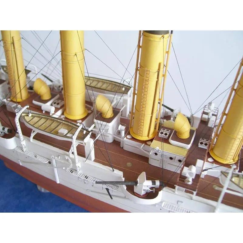 Модель из бумаги крейсер І ранга "Аскольд", Россия 1902 г