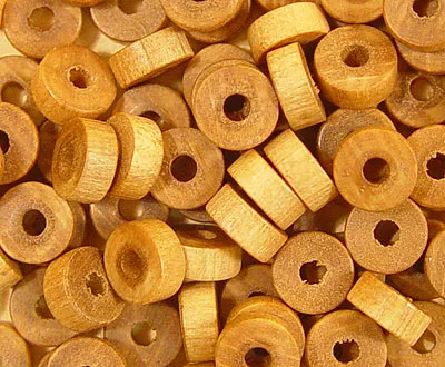 Колесо для станка, орех, 6 мм, 10 шт