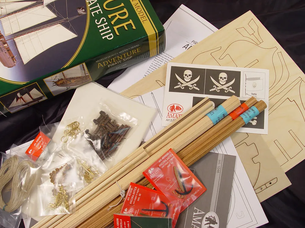 Adventure pirate schooner (плюс инструменты) Adventure pirate schooner (плюс инструменты)