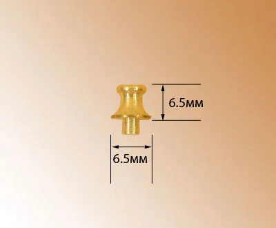 Шпиль современный, латунь, 6,5 мм