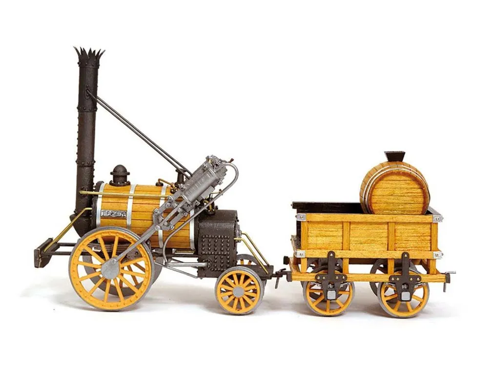 Модель паровоза Ракета (ROCKET) + (Стартовый набор инструментов)