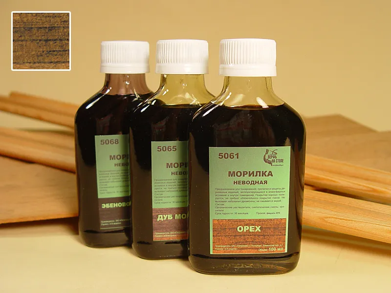 Морилка неводная, орех, 100 мл Морилка неводная, орех, 100 мл