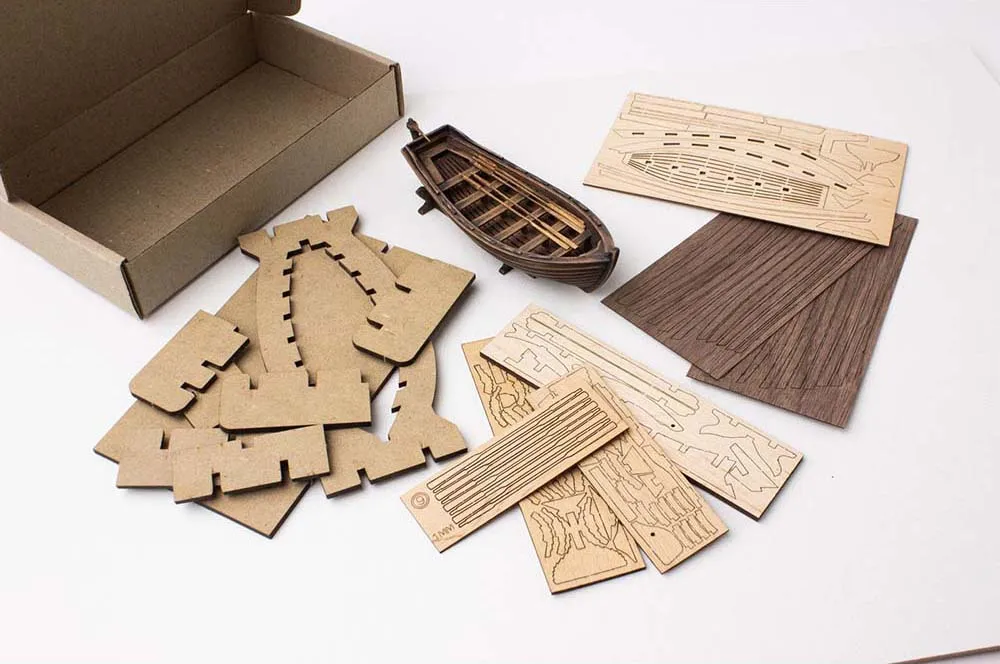 Шлюпка XV века, 136 мм Шлюпка XV века, 136 мм