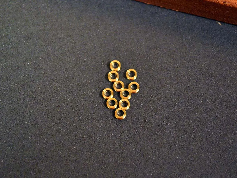 Коуши, латунь, 0,8 мм, 10 шт Коуши, латунь, 0,8 мм, 10 шт