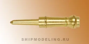 Макет пушки, латунь, 14 мм, 4 шт