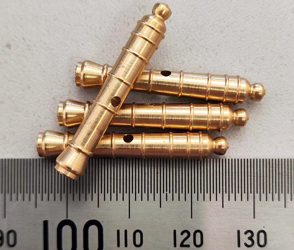 Пушка, латунь, 30 мм, 4 шт Пушка, латунь, 30 мм, 4 шт