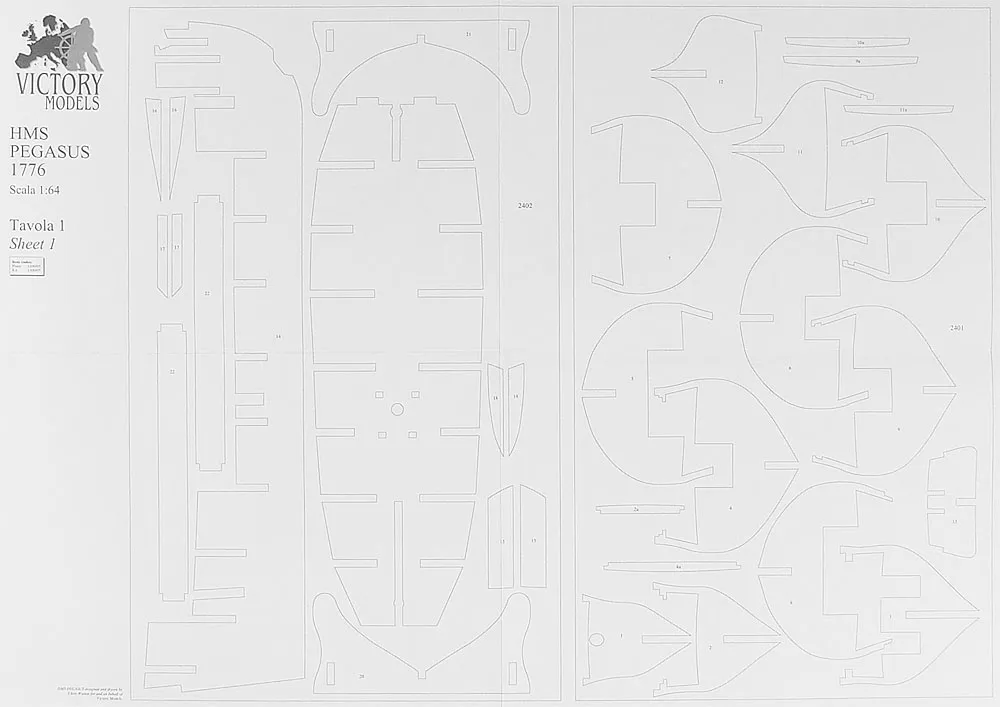 Чертеж корабля HMS PEGASUS Чертеж корабля HMS PEGASUS