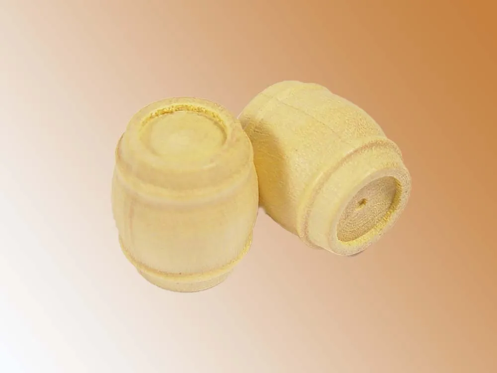 Бочка, самшит, 17х15 мм, 6 шт