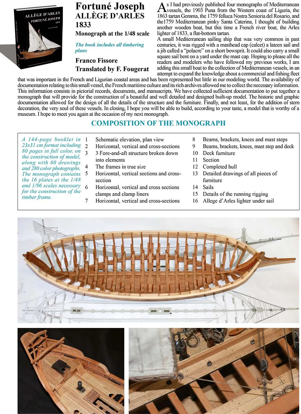 Allège d’Arles, 1833 + чертежи Allège d’Arles, 1833 + чертежи