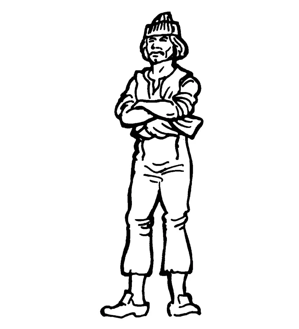 Фигурка 35мм, металл