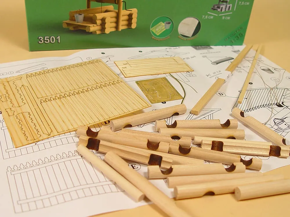 Деревенский колодец, 85 деталей Деревенский колодец, 85 деталей