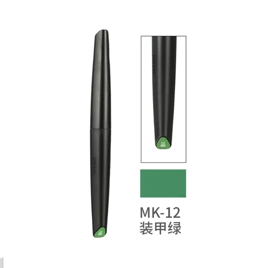 Маркер для пластика, защитный зеленый