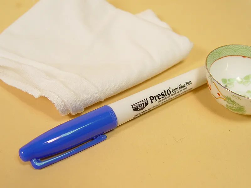 Карандаш для воронения Presto, темно-синий, для стали, 10 мл