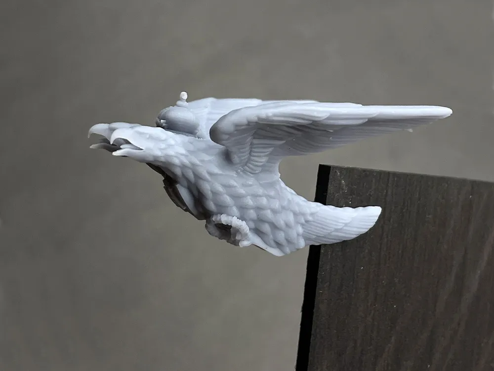 Носовая фигура Двуглавый орел "Николай I", пластик, 35 мм