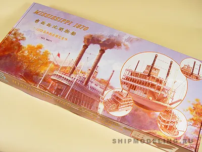 модель корабля для сборки Mississippi 1870