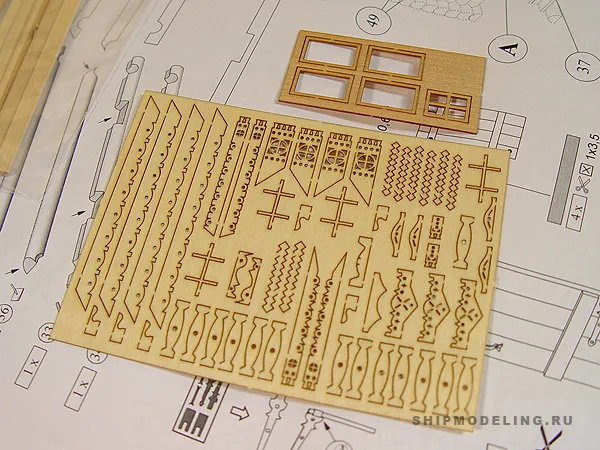 Сторожевой домик, XIX век, 547 деталей + (Стартовый набор инструментов) Сторожевой домик, XIX век, 547 деталей + (Стартовый набор инструментов)