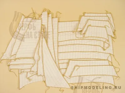 Набор парусов для модели корабля AMERIGO VESPUCCI