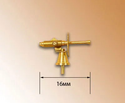 Спаренная зенитка, латунь, 16 мм