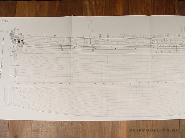 Le Cygne 1806-1808 + чертежи Le Cygne 1806-1808 + чертежи