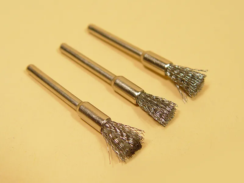 Щетка стальная,  5 мм, 3 шт JAS