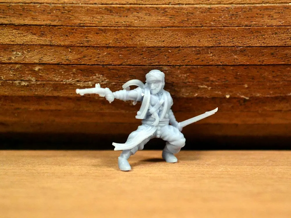 Фигурка пирата "Сандокан", 21 мм