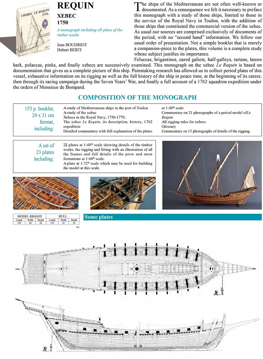 Le Requin, 1750 + чертежи Le Requin, 1750 + чертежи
