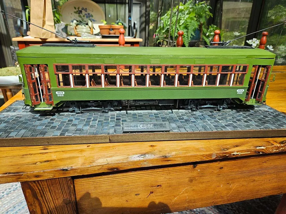 модель трамвая Модель трамвая New Orleans