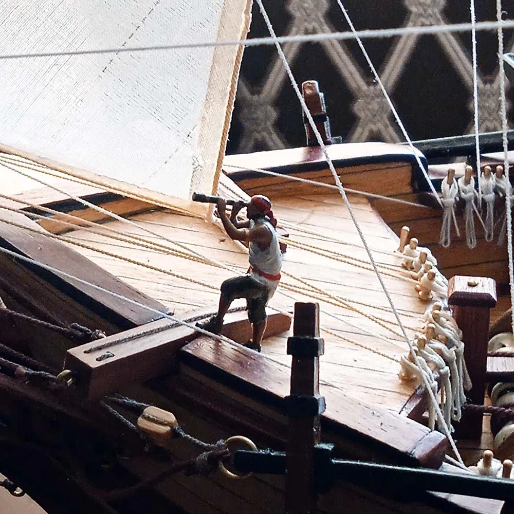 Фигурка пирата "Впередсмотрящий", смола, 37 мм