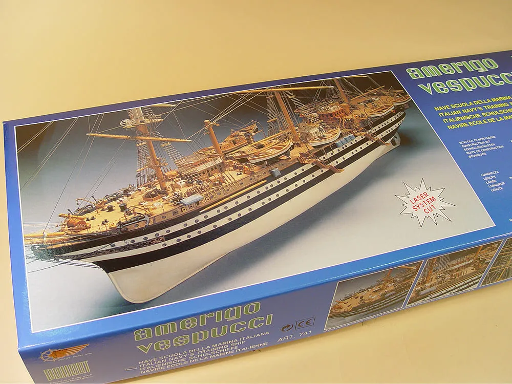 Модель корабля своими руками Amerigo Vespucci