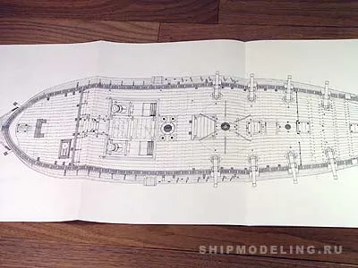 La Salamandre, 1752 + чертежи
