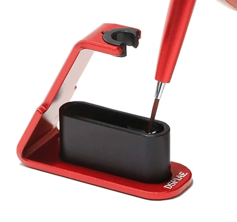 Алюминиевая подставка для кисточек, черная Алюминиевая подставка для кисточек, черная