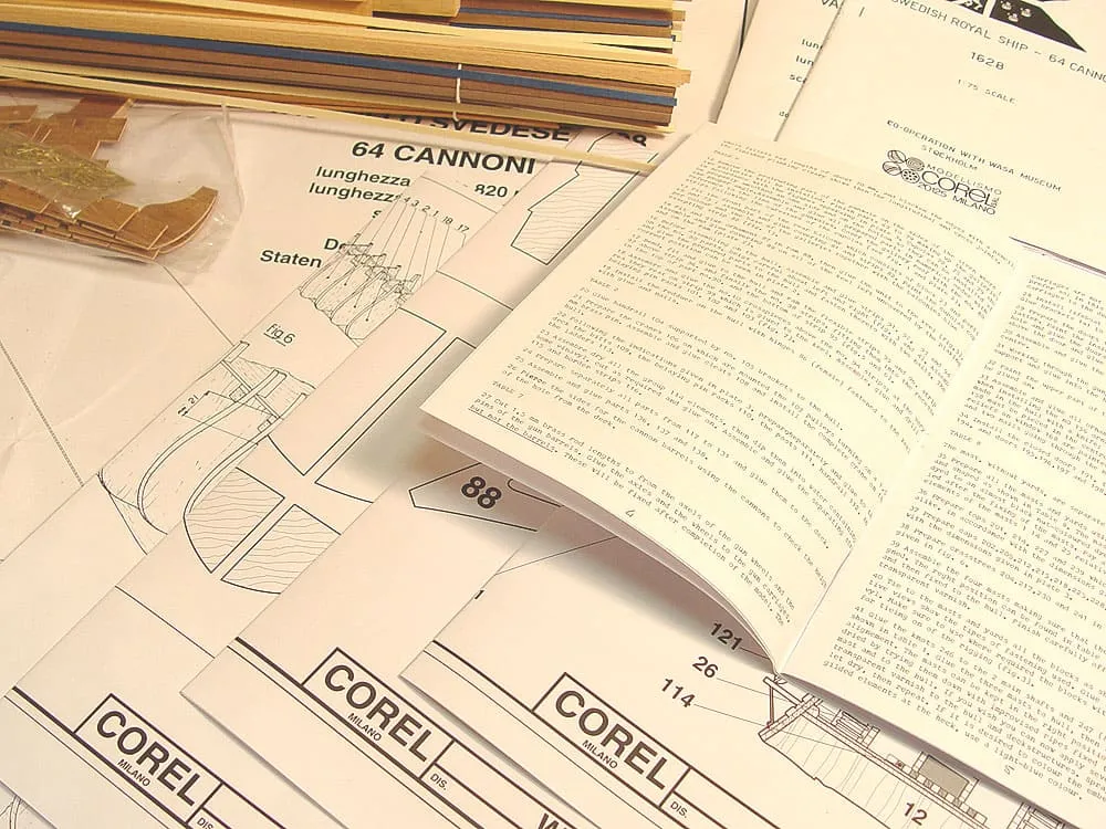 деревянная модель корабля Wasa