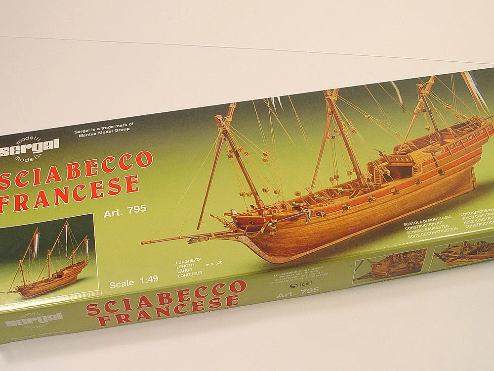 Модель корабля своими руками French Xebec