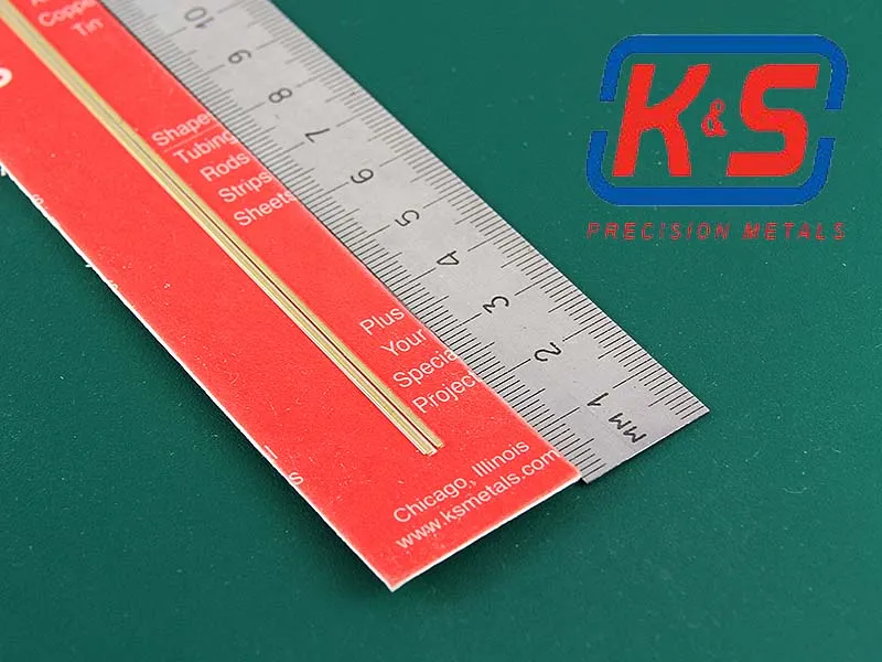 Полоска латунная 0,8х0,4 мм, 2 шт