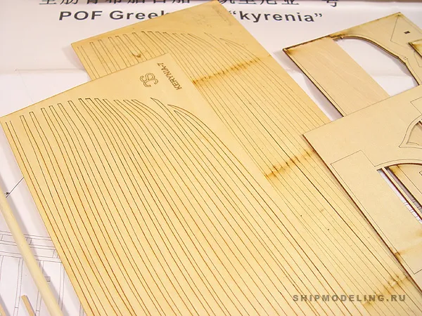 модель корабля для сборки Greek Ship Kyrenia