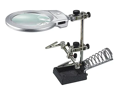 Третья рука c лупой и подсветкой "Большой брат" Третья рука c лупой и подсветкой "Большой брат"