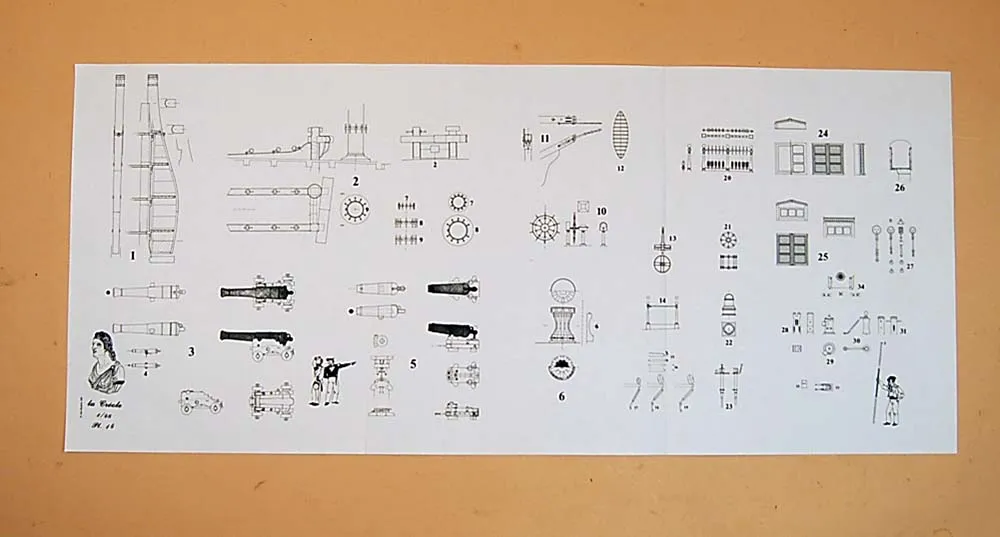 La Creole, 1838 + чертежи