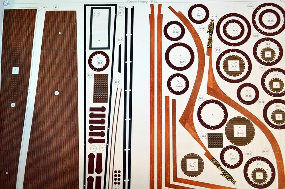 Модель из бумаги каракка "GREAT HARRY" Модель из бумаги каракка "GREAT HARRY"