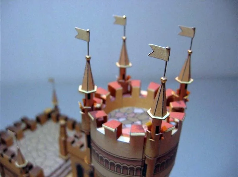 Модель из картона Дворец в Крыму