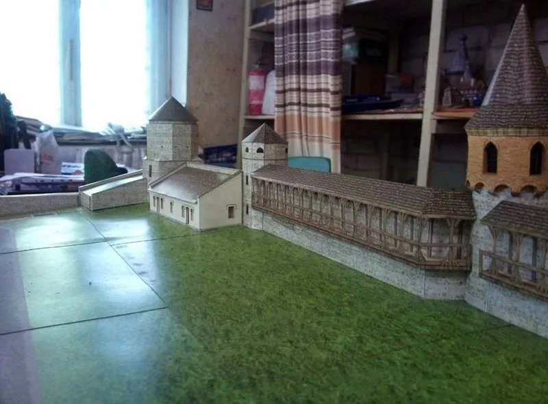 Модель из картона Старый замок Каменец-Подольского