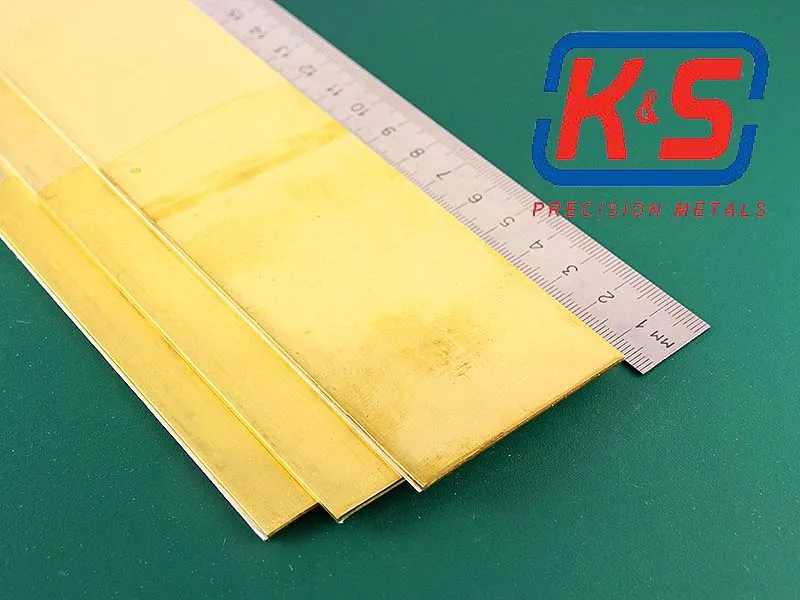 Полоска латунная 50х1,6 мм, 1 шт