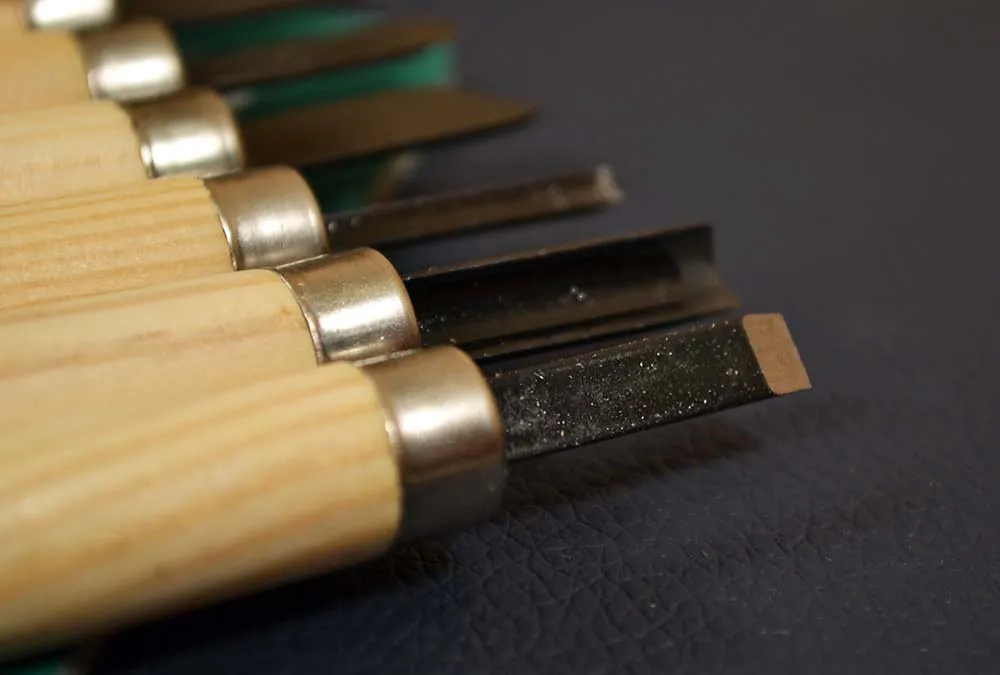 Набор резцов для резьбы по дереву, 8 штук