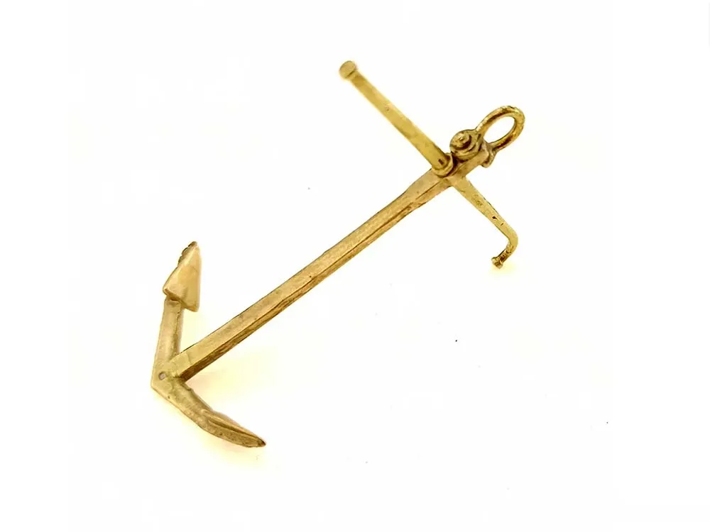 Якорь латунный адмиралтейский 42 мм с металическим  штоком (2 шт)