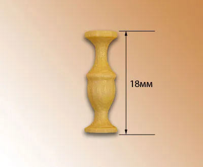 Двойной пиллерс, самшит, 18 мм, 10 шт Двойной пиллерс, самшит, 18 мм, 10 шт