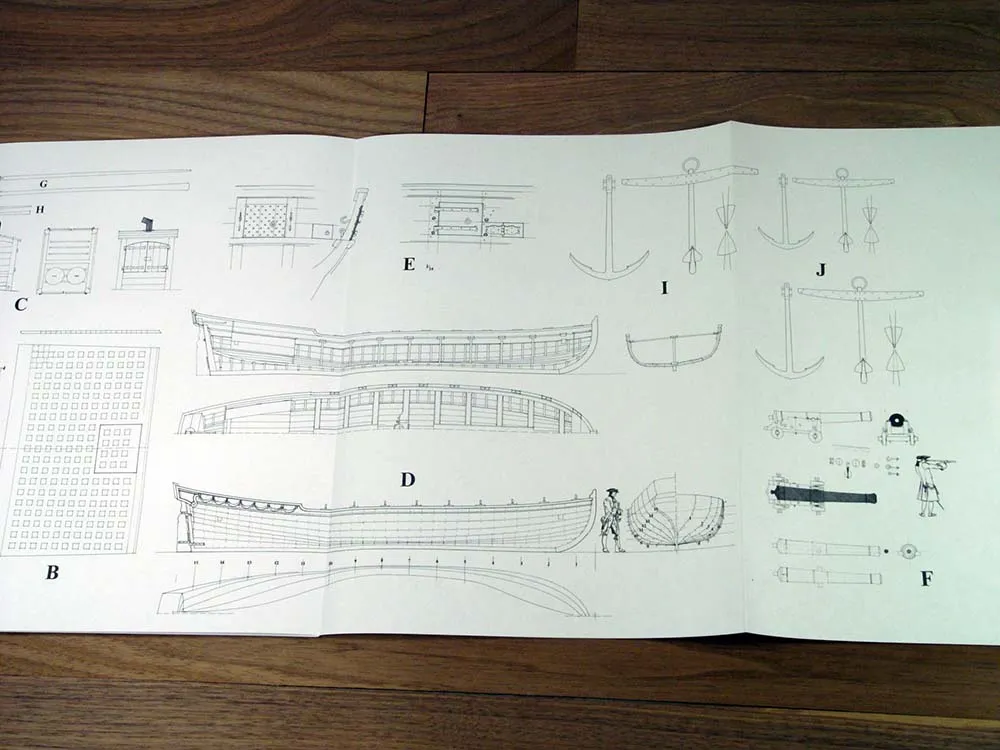 Le Requin, 1750 + чертежи Le Requin, 1750 + чертежи