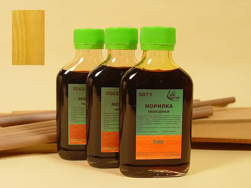 Морилка неводная, тик, 100 мл Морилка неводная, тик, 100 мл