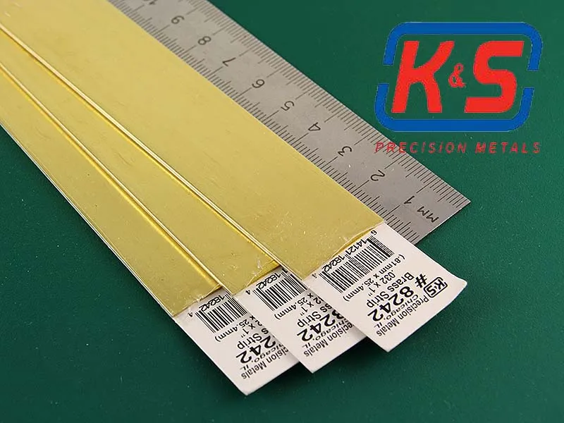 Полоска латунная 19х0,8 мм, 1 шт
